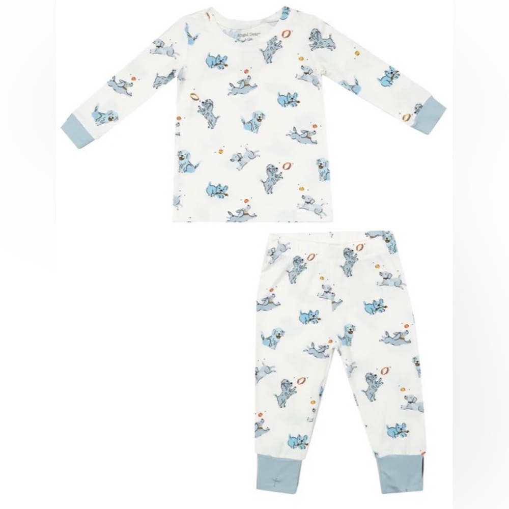 Angel Dear bamboo puppy Pajama Set